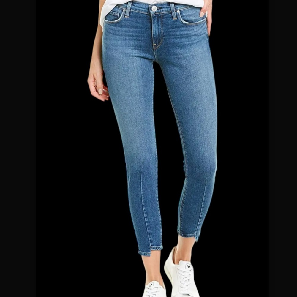 HUDSON Women's Nico Mid Rise Super Skinny Ankle Jean  Style WM4245DDA Size 28